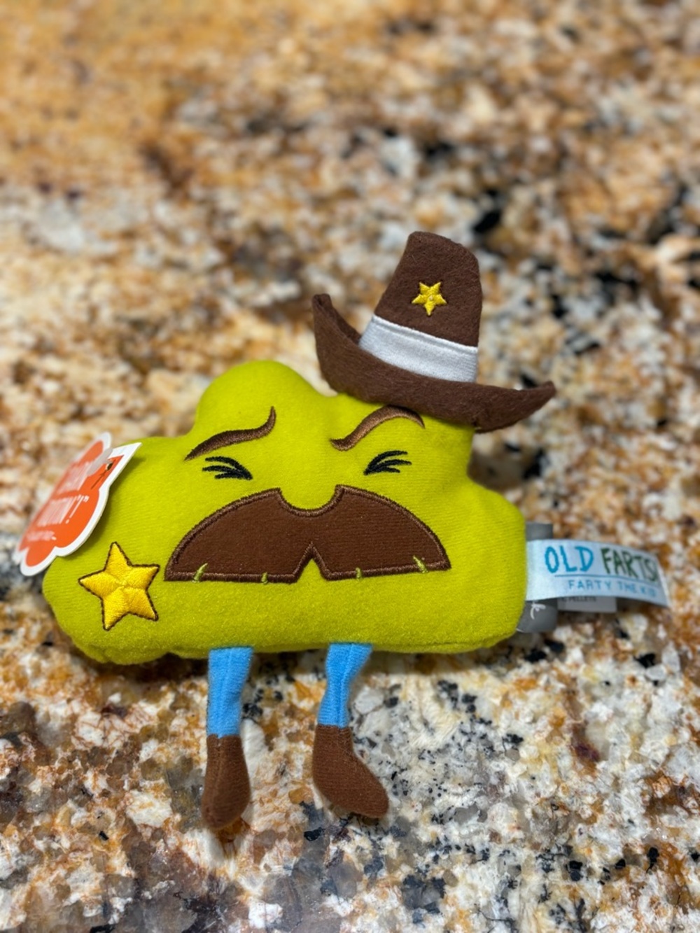 Sheriff prank or gag gift Old Fart over the hill